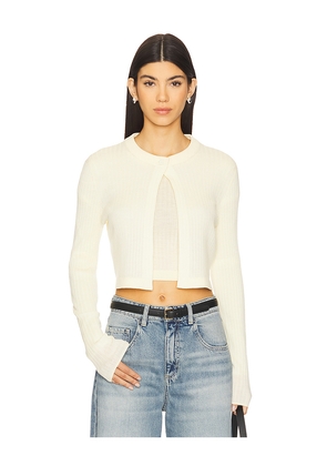 A.L.C. Chloe Cardigan in Lemon. Size M. Also in S, XL, XS.