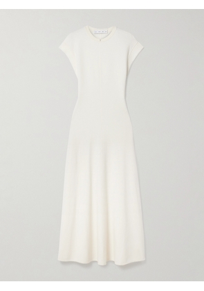 Proenza Schouler White Label - Melanie Ribbed Cotton-blend Maxi Dress - Ivory - x small,small,medium,large,x large