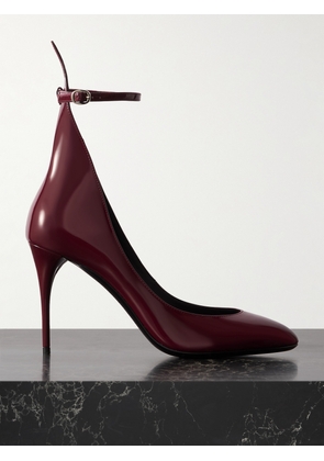 Alaïa - 90 Patent-leather Pumps - Burgundy - IT35,IT36,IT37,IT38,IT39,IT40,IT41,IT42