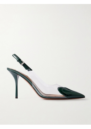 Alaïa - Le Cœur Patent-leather And Pvc Slingback Pumps - Green - IT36,IT36.5,IT37,IT37.5,IT38,IT38.5,IT39,IT39.5,IT40,IT40.5,IT41,IT41.5,IT42