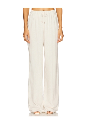 ALL THE WAYS Beth Drawstring Pant in Neutral. Size L. Also in M, S, XL, XS, XXS.