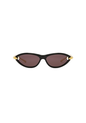 Bottega Veneta New Knot Sunglasses in Black.