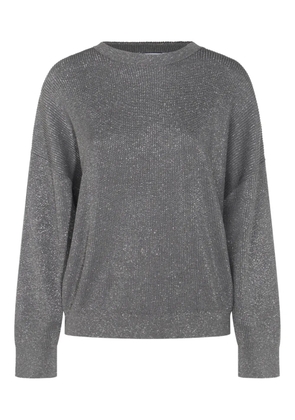 Brunello Cucinelli lurex sweater - Grey