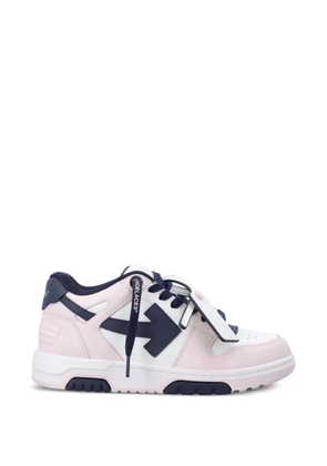Off-White leather sneakers - Pink