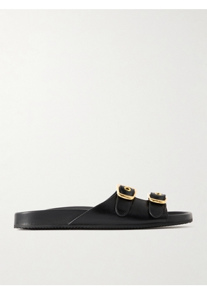 Chloé - Polly Leather Slides - Black - IT35,IT36,IT37,IT38,IT39,IT40,IT41