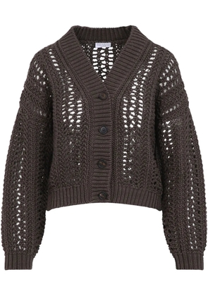 Brunello Cucinelli knitted cardigan - Brown