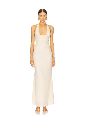 Amelie Teje Veuve Gown in Cream. Size L. Also in M, XL.