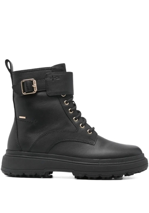 Geox Lamidie + Grip Abx buckle lace-up boots - Black