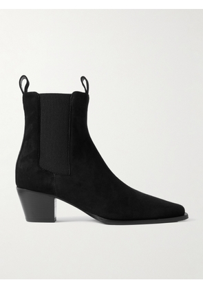 TOTEME - The City Suede Chelsea Boots - Black - IT35,IT36,IT37,IT38,IT39,IT40,IT41,IT42