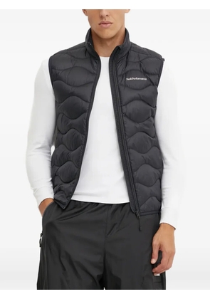 Peak Performance Helium quilted zipped vest - Black