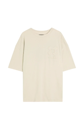 AMIRI embroidered short-sleeve T-shirt - Neutrals