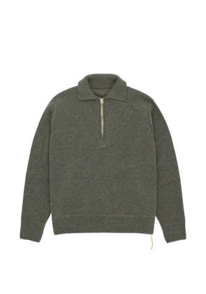 Fortela Yale zip sweater - Green