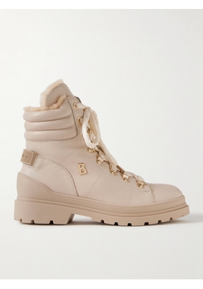 BOGNER - St. Moritz 14 Shearling-lined Leather Ankle Boots - Neutrals - IT35,IT36,IT37,IT38,IT39,IT40,IT41,IT42