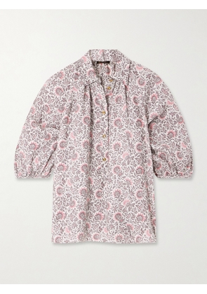 Loro Piana - Olivia Oversized Printed Linen Shirt - Multi - IT38,IT40,IT42,IT44,IT46,IT48,IT50