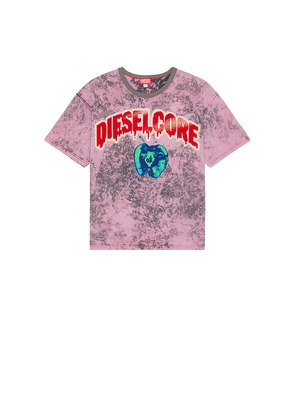 Diesel Box Tee in Purple. Size L. Also in M, XL/1X.