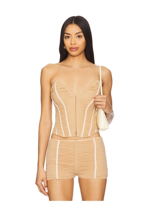 Aniye Records Talisa Bustier in Nude. Size M. Also in S, XS.