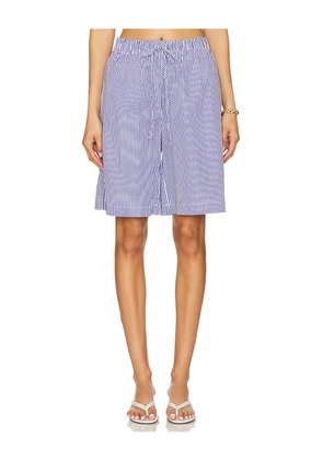 Elodie the Label Miley Stripe Short in Navy. Size L. Also in M, S, XL, XS.