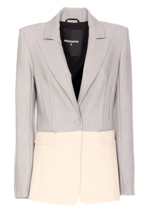 Patrizia Pepe colour-block blazer - Grey