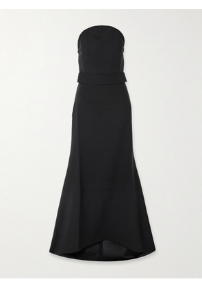 Solace London - Ember Belted Crepe Maxi Dress - Black - UK 4,UK 6,UK 8,UK 10,UK 12,UK 14,UK 16