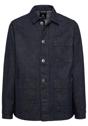 Boggi Milano denim shirt jacket - Blue