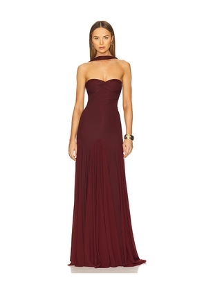 Deme by Gabriella Berta Dress in Burgundy. Size L. Also in XL.