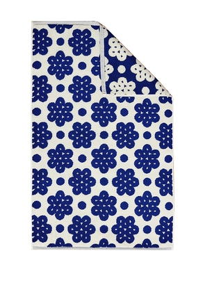 Dusen Dusen Raspberry Hand Towel in Navy.