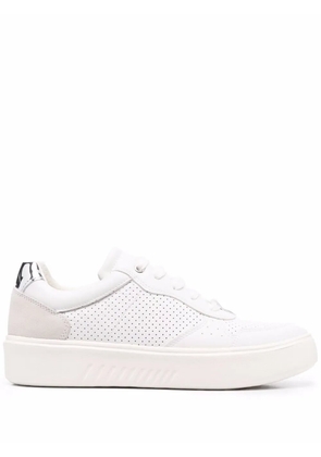Geox Nhenbus leather sneakers - White