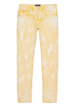 Purple Brand P001 low-rise skinny jeans - Yellow