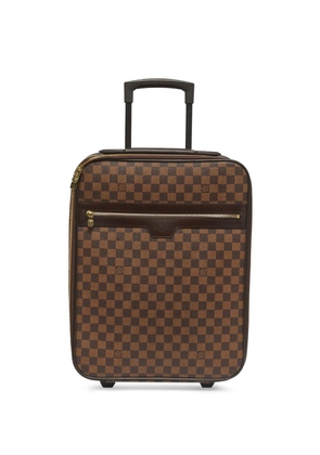 Louis Vuitton Pre-Owned 2005 45 Pegase Damier Ebéne canvas luggage - Brown