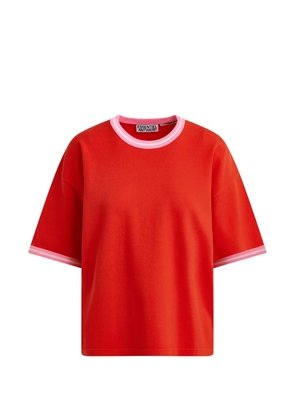 Essentiel Antwerp contrast-trim T-shirt - Red