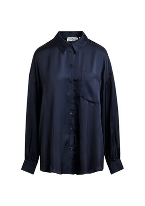 Essentiel Antwerp ruffle-sleeve shirt - Blue
