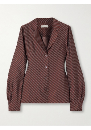 Dries Van Noten - Striped Jacquard Shirt - Burgundy - FR 34,FR 36,FR 38,FR 40,FR 42,FR 44
