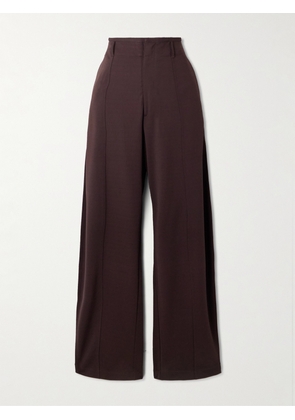 LEMAIRE - Jersey Straight-leg Pants - Burgundy - xx small,x small,small,medium,large