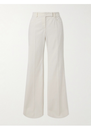 Brunello Cucinelli - Cotton-blend Twill Flared Pants - Cream - IT36,IT38,IT40,IT42,IT44,IT46,IT48,IT50
