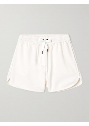 Brunello Cucinelli - Cotton-jersey Shorts - White - xx small,x small,small,medium,large,x large,xx large
