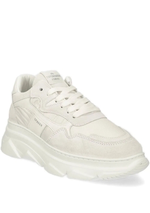 Copenhagen suede-leather panelled sneakers - White