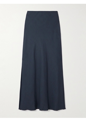 Brunello Cucinelli - Crepe Maxi Skirt - Blue - IT36,IT38,IT40,IT42,IT44,IT46,IT48,IT50