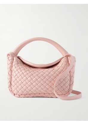 Bottega Veneta - Small Cobble Intrecciato Leather Tote - Pink - One size