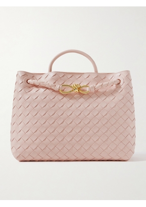 Bottega Veneta - Andiamo Intrecciato Leather Tote - Pink - One size