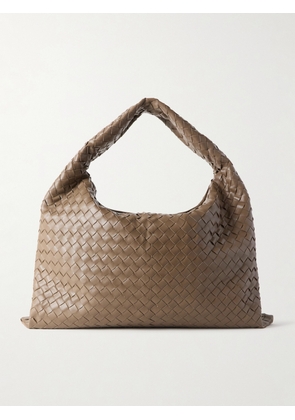 Bottega Veneta - Hop Large Intrecciato Leather Tote - Brown - One size