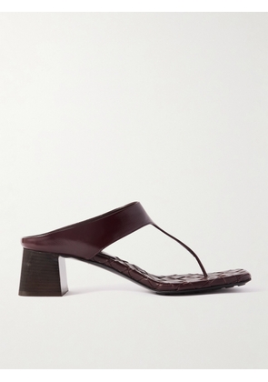 Bottega Veneta - Intrecciato Leather Sandals - Brown - EU 37,EU 37.5,EU 38,EU 39,EU 40