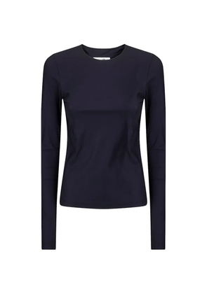 MM6 Maison Margiela long-sleeved top - Blue