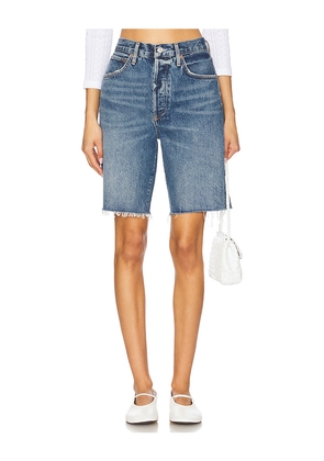 AGOLDE 90's Short in Blue. Size 23. Also in 31, 32, 33, 34.