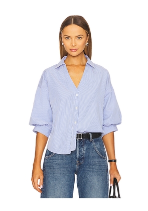 Brochu Walker Kate Shirt in Blue. Size L. Also in M, S, XS.
