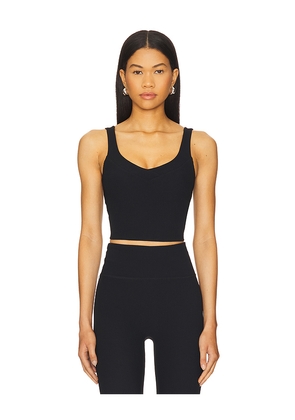 Beyond Yoga Impulse Cropped Tank Top in Black. Size L. Also in M, S, XS.