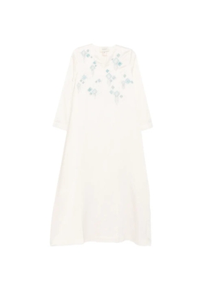 SHATHA ESSA sequin-embroidered maxi dress - Neutrals