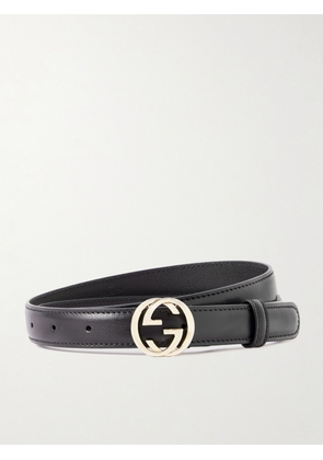 Gucci - Plutone Leather Belt - Black - 60,65,70,75,80,85,90,95,100,105,110,115,120