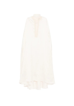 SHATHA ESSA sequin-embellished maxi dress - Neutrals