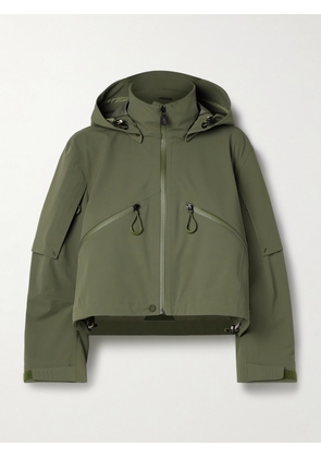 Moncler Grenoble - Kibira Appliquéd Shell Hooded Jacket - Green - 00,1,2,3,4