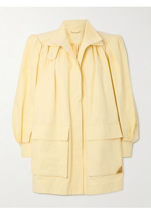 Chloé - Gathered Cotton Jacket - Yellow - FR 34,FR 36,FR 38,FR 40,FR 42,FR 44,FR 46